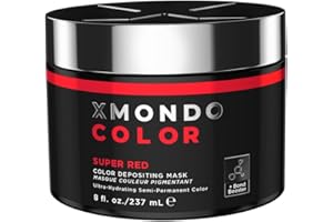 XMONDO Hair Color Super Red Hair Healing Semi Permanent Color | Vegan Formula with Hyaluronic Acid to Retain Moisture, Vegeta
