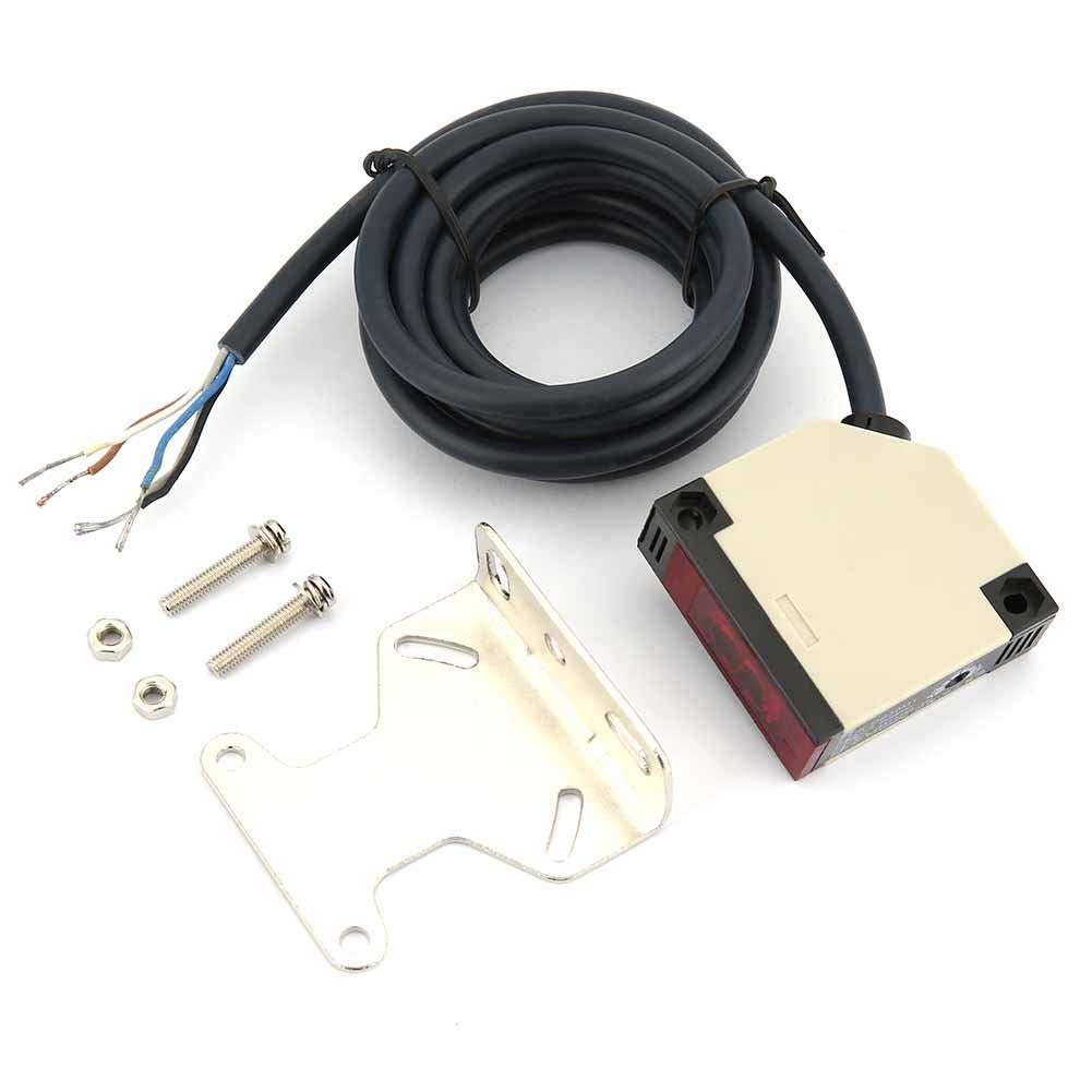 Photoelectric Sensor Switch Optical Sensor Switch Photoelectric Reflection Detector Specular Reflective Sensor(E3JK-DS30M2 (Normal Close))