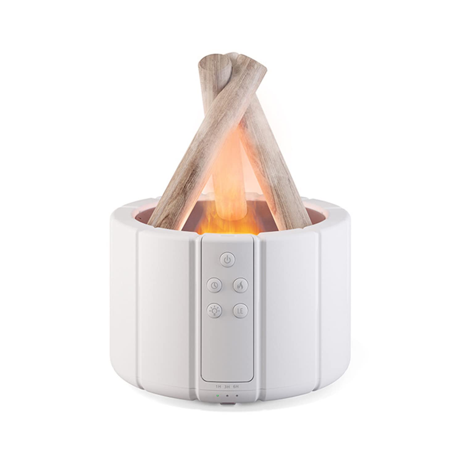 Photo 1 of YALEDI Campfire Flame Fire Diffuser, Bonfire Aromatherapy Essential Oil Diffuser, 250ml Wood Cool Mist Humidifier for Home,Bedroom,Office, Remote Control, Auto Shut-Off, Night Light, Gift (White)
