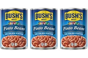 Bush's Best Pinto Beans -16 oz cans (Pack of 3) by Bush's