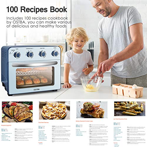 OSTBA Air Fryer Oven 1700W Air Fryer Toaster Oven Combo, 24QT/23L
