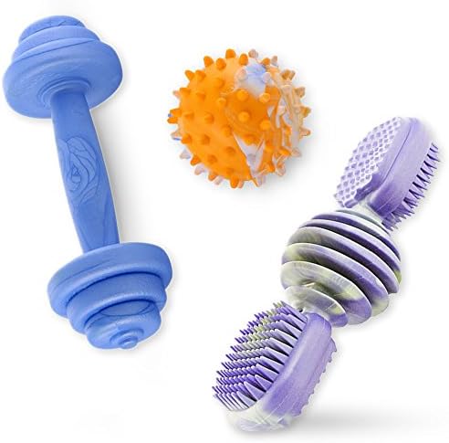 FluffyPal Chew Toys for Puppies Small Dogs and Medium Dogs, Made in Europe Vanilla Scented Dog Rubber Toys, Soft and Floating Puppy Toys For More Fun, Perfect For Training &amp; Keeping Pets Fit