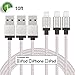 Xcords(TM) 3Pack 10FT iPhone Lightning to USB Syncing and Charging Cord Data Cable with Aluminum Alloy Connector for iPhone 7/ 7 Plus/ 6s/ 6s Plus /6/ 5/ 5s/ 5c iPad Mini Air