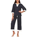 Flora Nikrooz Ladies' Crop Pant PJ Set 