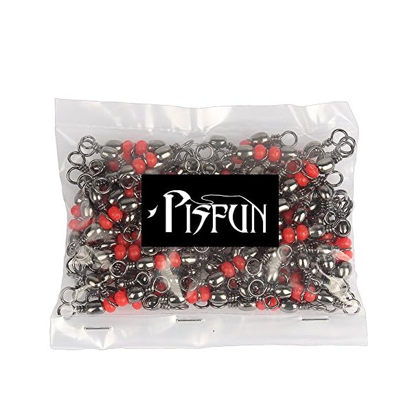 Pisfun-Three-Way-Swivel-Connector-3-way-T-Turn-Swivels-Large-Bass-For-Fishing-50Pcs