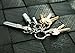 True Utility Key Ring System with 5 Key Shackle