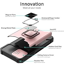 Nvollnoe for iPhone XR Case with Sliding Camera