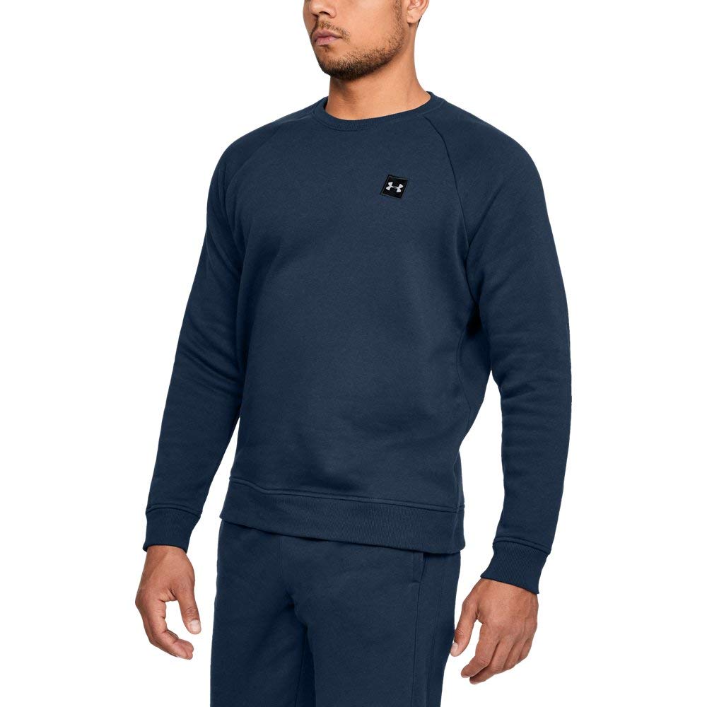 Under Armour Rival Fleece Crew, Comfortable & Breathable Long Sleeve Fleece, Men's Pullover Made With Fast-Drying Fabric Men