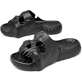 Asifn Skull Slides Shower Slippers Women Men House Funny Creative Sandals EVA Thick Soft Indoor Outdoor Beach Pool