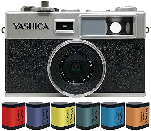 おしゃれ ヤシカ デジフィルムカメラ Y35 コンボ Yashica Digifilm Combo フルセット 6pcs フィルム6本付 Camera Yas Dfcy35 P01