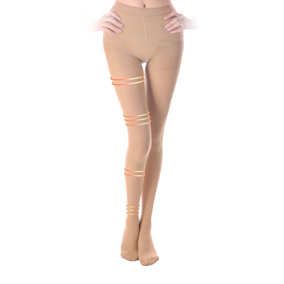 Carer Compression Pantyhose 2030 mmHg High Waist Support