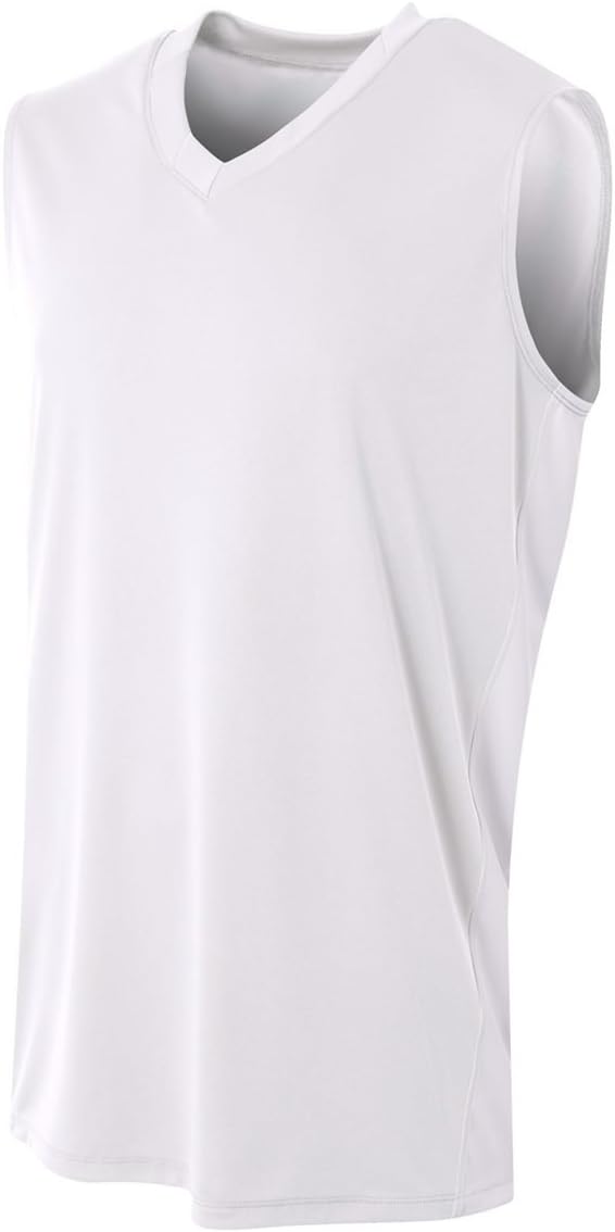 A4 Sportswear Sleeveless 2-Color Custom or Blank Youth/Adult Wicking Jersey Uniform Top/8 Colors