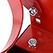 Goplus Motorcycle Wheel Chock Cradle Scooter Bike Stand Lift Mount Trailer (Red)