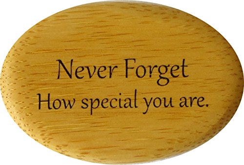Never Forget How Special You Are Bamboo for You. Natural, Loving Reminder for Those You Wish to Encourage. From Lifeforce Glass, Inc.