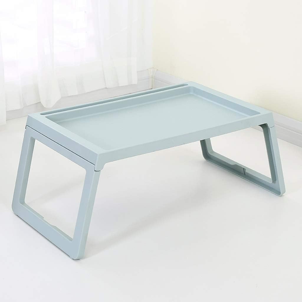 LXB Plastic Bed with Folding Table Lazy Desk Tatami Simple