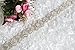 QueenDream Women's Elegant Ivory Ribbon Crystal Rhinestone Bridal Sash