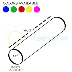 KastLite T12 Fluorescent 48" Safety Sleeves | Pink