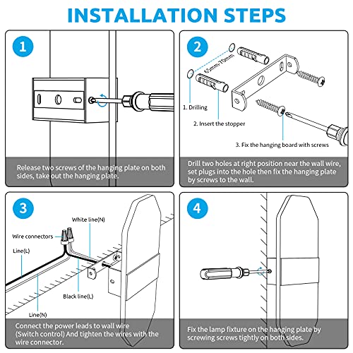 JIRVY Wandleuchte Innen LED Intelligente Bluetooth APP Wandleuchte 12W RGB+CCT Dimmbar 2 Stücke Acryl Modern Wandlampe für Wohnzimmer Treppenhaus Schlafzimmer Flur