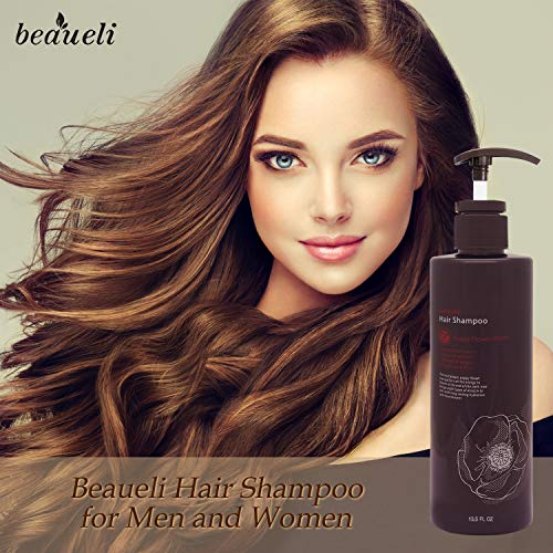 Beaueli Hair Shampoo 13.5 FL oz for Anti-Thinning Hair and Hair Loss Fortifying Shampoo for Men and Women