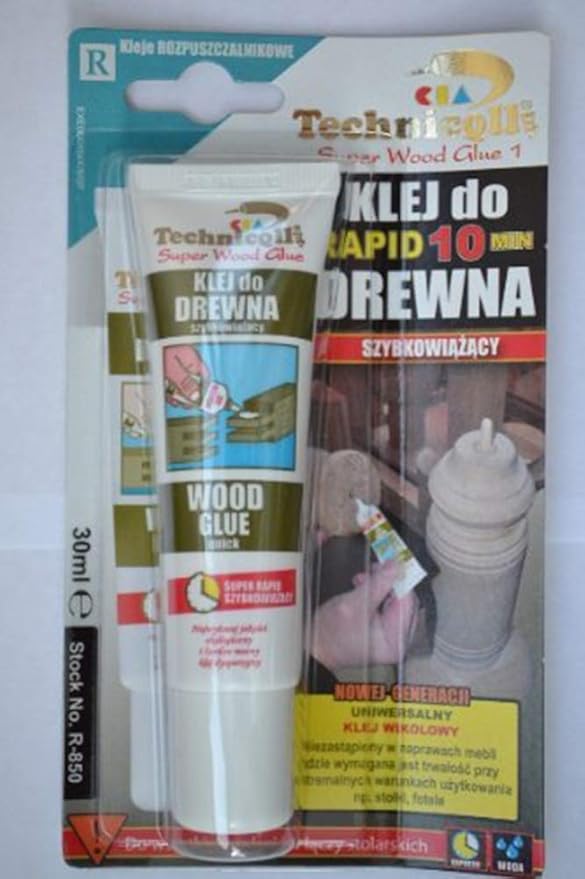 1 x STRONG CLEAR ADHESIVE GLUE FOR WOOD CHIPBOARD PLYWOOD MDF BLOCKBOARD 30ml High Quality