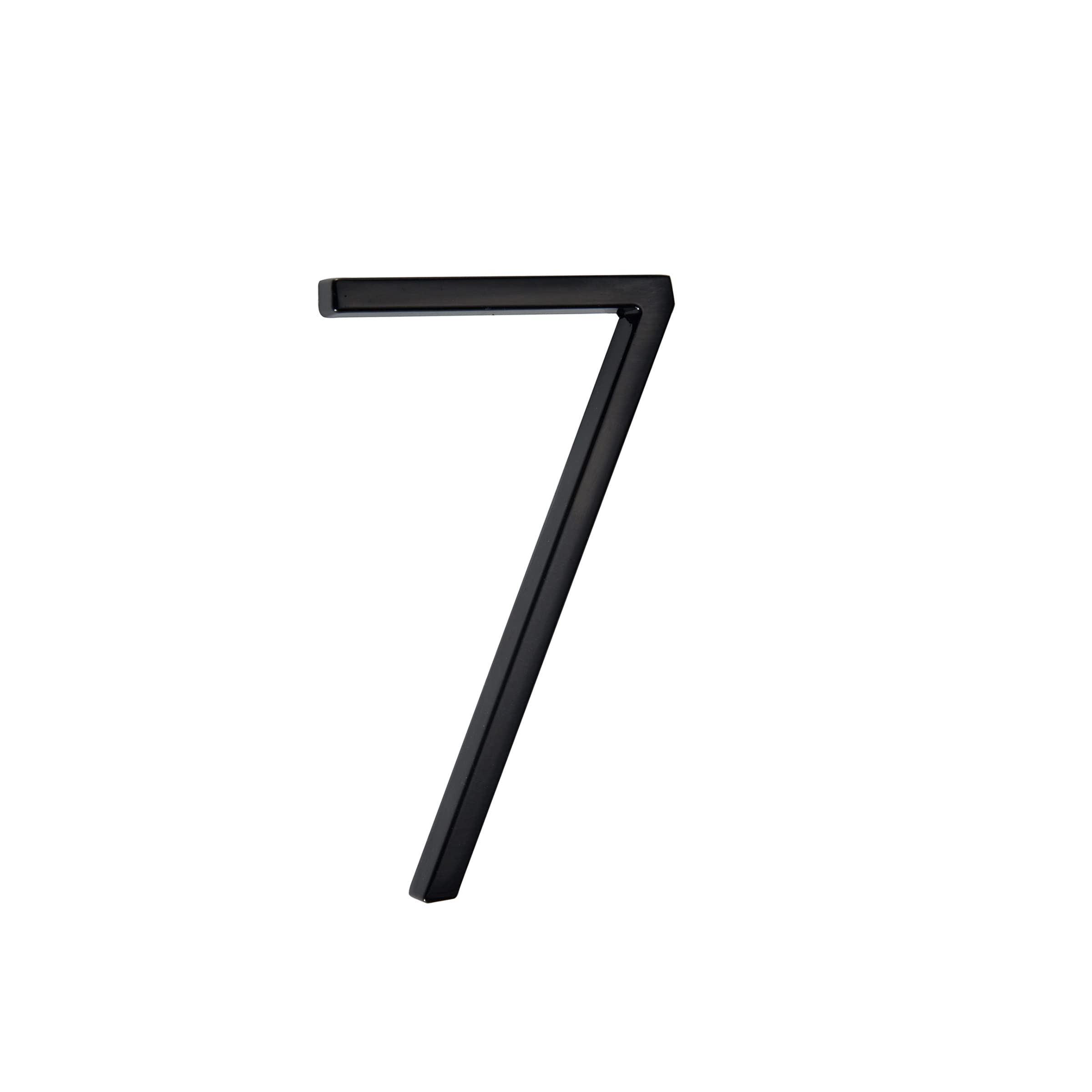 nanlyiau Floating house numbers 3D house numbers height 6in(15.5cm) black house numbers black door numbers sign large door numbers,outside door numbers(7)