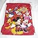 3PC Disney Mickey and Friends Drawstring Backpack Tote Bag