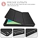KuGi case for Galaxy Tab A 10.1 with S Pen,Ultra Lightweight Slim Smart Cover Case for Samsung Galaxy Tab A 10.1 with S Pen P580 / P585 Tablet(Black)