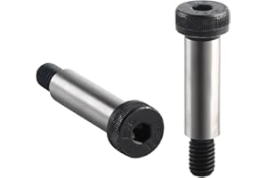 AnRui 6Pcs Alloy Steel Shoulder Bolt 1/4" Shoulder Dia, 3/4" Shoulder Length, 3/16-24 UNC Thread Hexagon Socket Head Shoulder Screws Bolts