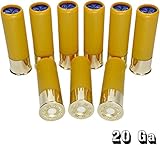 B's Dry Fire Snap Caps - Dummy 20 Gauge Training Rounds (20 Ga Yellow 2 ¾” - Blue Crimp)