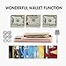 ZVE Wallet Case for Apple iPhone Xs and iPhone X, 5.8 inch, Leather Wallet Case with Card Holder Slot Zipper Wallet Pocket Purse Handbag Protective Cover for Apple iPhone Xs 2018 - Rose Gold