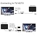 TV Antenna 4K Smart TV Antennas indoor 60 Mile Range 16.5FT Coaxial Cable with Detachable Amplifier Signal Booster Local Broadcast HD VHF UHF Signal Channels for Home Smart Television Black