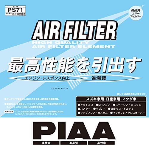プレゼント Piaa エアーフィルター 1個入 日産 マツダ車用 ワゴンr モコ フレア 他 Ps71