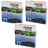 Eheim Carbon Filter Pad for ECCO Canister Filters - 9 Total Filters (3 Packs with 3 Pads per Pack)