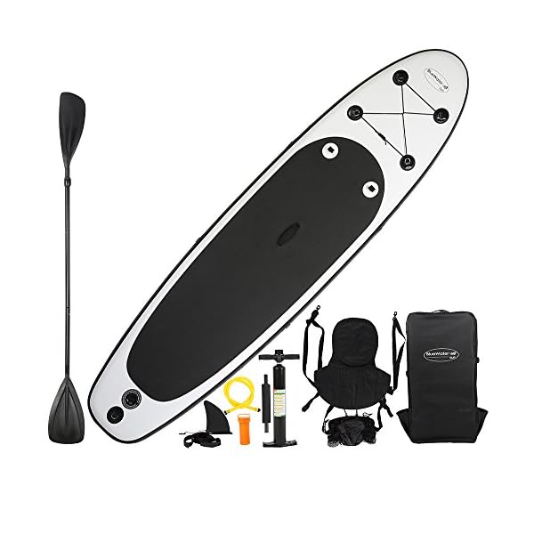 Inflatable Stand Up Paddle Board - OutdoorMaster SUP Set With Backpack & Accessories