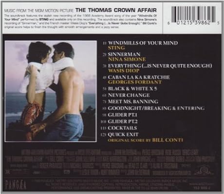 Thomas Crown Affair Ost Thomas Crown Affair Ost Amazon Ca Music amazon ca