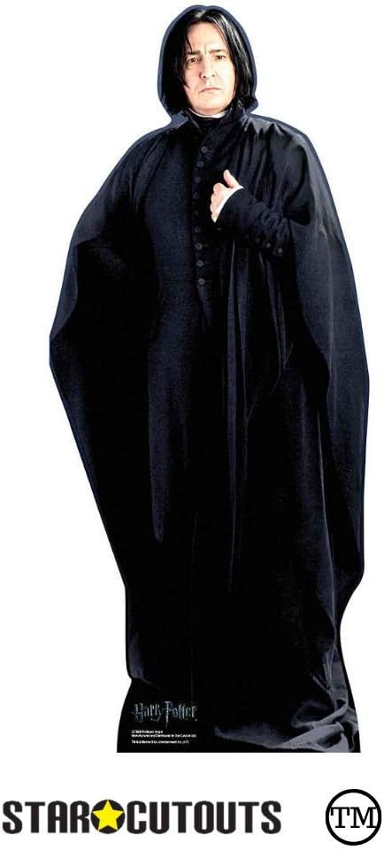From the Official Harry Potter Books Star Cutouts Mini Cardboard Cutout of Professor Snape Alan Rickman 91cm Tall