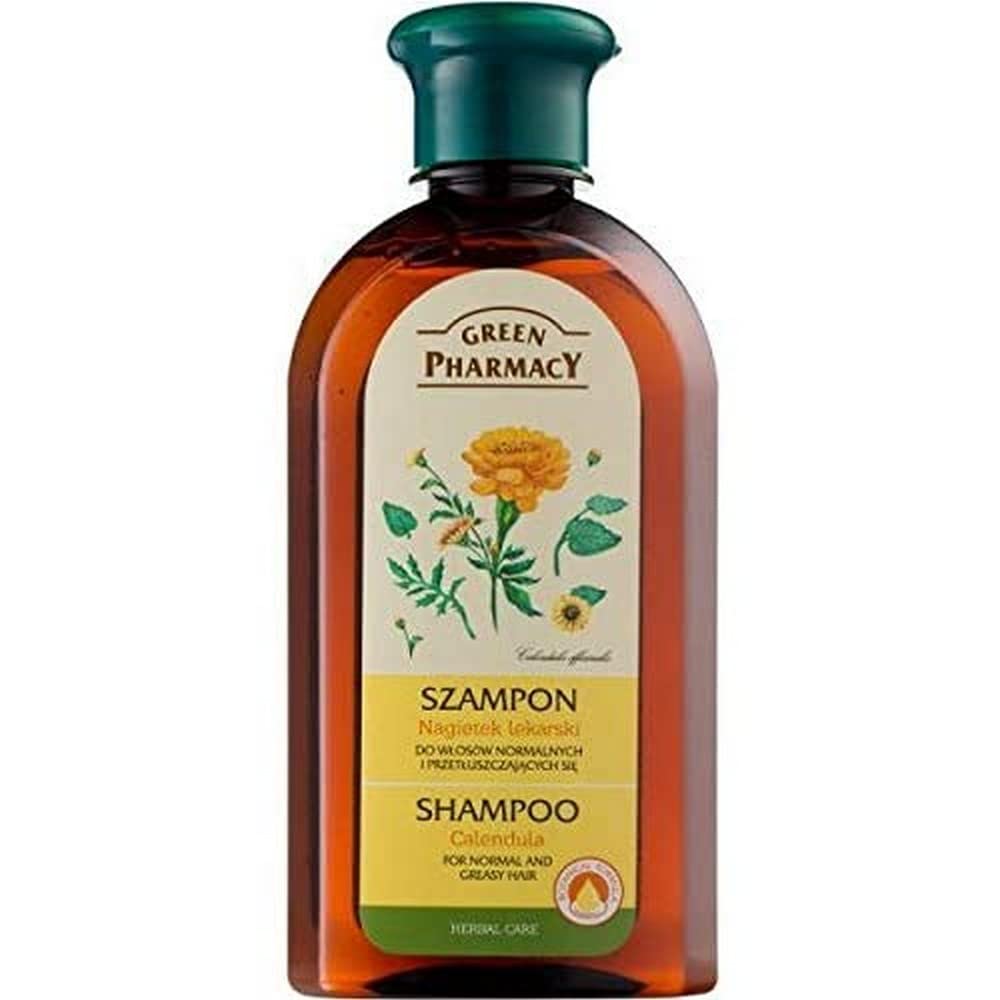 Green Pharmacy Shampoo For Normal and Greasy Hair with Calendula/ Marigold 350ml