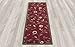 Ottomanson Ottohome Collection Floral Garden Design Modern Runner Rug with Non-Skid (Non-Slip) Rubber Backing (20