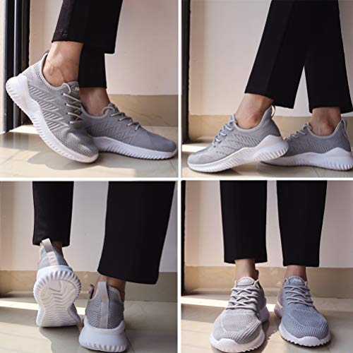 Akk Womens Slip On Tennis Shoes Memory Foam Walking Lightweight Sports Gym Fitness Running