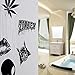 Stickers [100 pcs], Breezypals Clear Vinyl Laptop Stickers for Car Motorcycle Bicycle Luggage Graffiti Patches Skateboard Wall Deacls