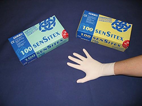 DUTSCHER 030661 Latex gloves Sensitex ULMA powder free size M