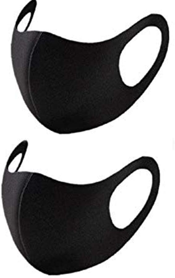 2PC Anti Dust Mask Face Mouth Mask Fashion Reusable Washable Outdoor Unisex Mask