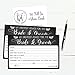 Hadley Designs 50 Floral Wedding Advice Cards-Guest Book Alternative, Bridal Shower Games For Guests, Wedding Card Boxes For Reception, Advice Cards For the Bride and Groom, Games For Guests