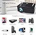 Wireless Projector 5500Lux, WEILIANTE WiFi LCD Movie Projector for Home Outdoors, WiFi Directly Connect with Smartphones, 50000 Hours Lamp Life, Support Full HD, HDMI,VGA,AV,USB,TF
