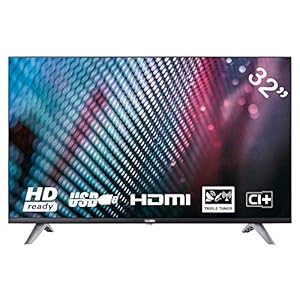 YASIN YT32HTB1 LED-tv van 80 cm (32 inch) (HD, Triple Tuner (DVB-C / -T2 / -S2), CI+, 2x HDMI, mediaspeler USB 2.0)