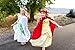 Little Adventures Traditional Hooded Princess Cloaks (Red, L/XL Age 5-9) - Machine Washable Child Pretend Play and Party Dress-up with No Glitter