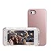 Selfie Light iPhone Case, Illuminated Cell Phone Case for iPhone 7 (Rose Gold)
