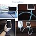 Crazefoto Android Charger, VANTEN [Android Charging Cable][Samsung Fast Charger][Led Light Cable][Micro USB Cord](3ft) for Samsung Galaxy/Note/HTC/Nokia/Sony/Kindle/Windows/Tablet/Smartphone