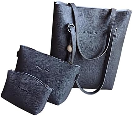 ❤️ Clearance 3Pcs High Capacity Fashion Women Tassels Leather Handbag Shoulder Bag Crossbody Bag Clutch Wallet Duseedik