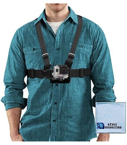 Amazon.com: Adjustable Chest Body Harness Belt Strap Mount